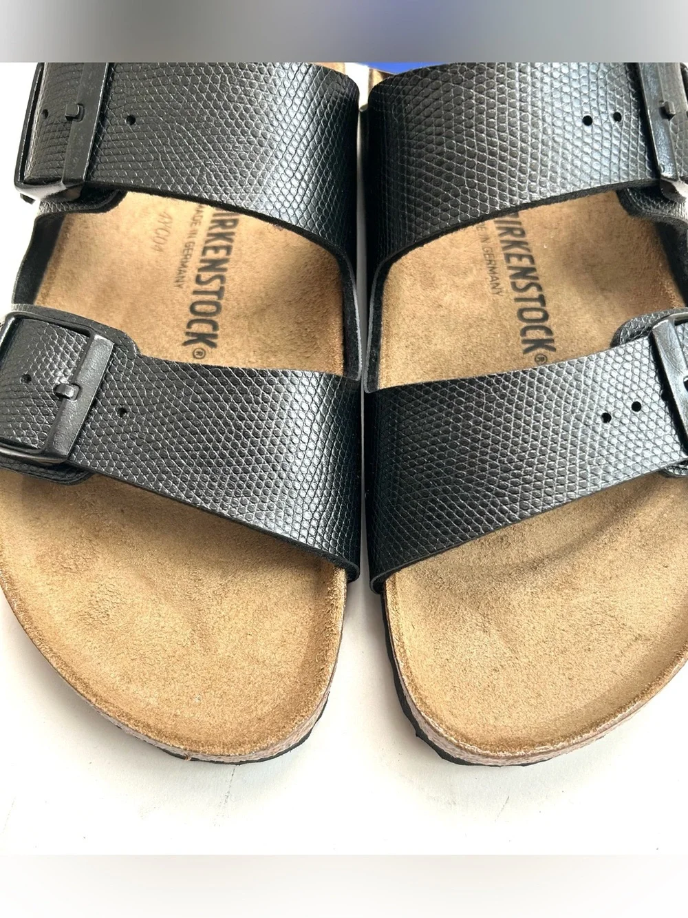 Birkenstock Sandals Black Faux Leather Arizona two strap adjustable sandals
EU40 - Picture 2 of 5